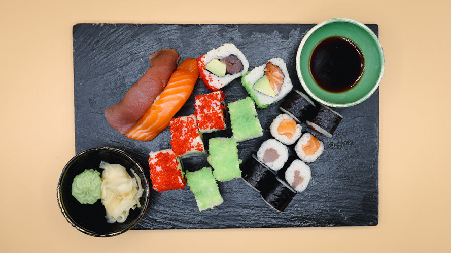 Samurai Sushiplatte - Sushitaxi Göttingen - Lieferservice für asiatisches Essen in Göttingen & Rosdorf