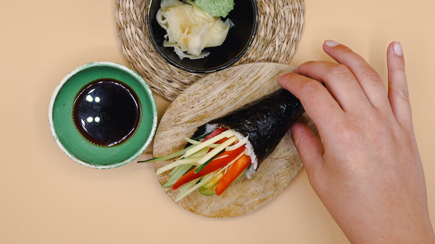 Veggie Temaki - Sushitaxi Göttingen - Lieferservice für asiatisches Essen in Göttingen & Rosdorf