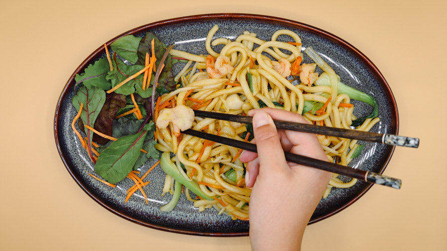Udon Noodles Prawn - Sushitaxi Göttingen - Lieferservice für asiatisches Essen in Göttingen & Rosdorf