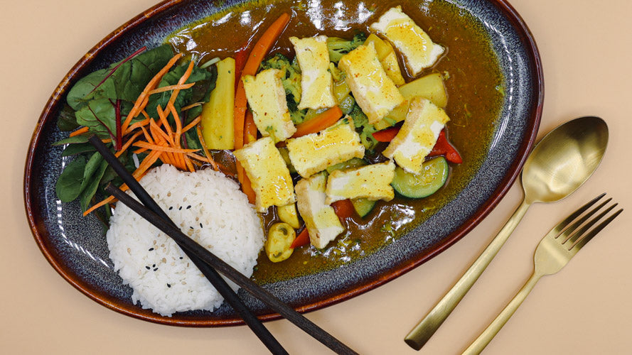 Spicy Curry Tofu - Sushitaxi Göttingen - Lieferservice für asiatisches Essen in Göttingen & Rosdorf