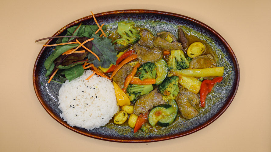 Spicy Curry Beef - Sushitaxi Göttingen - Lieferservice für asiatisches Essen in Göttingen & Rosdorf